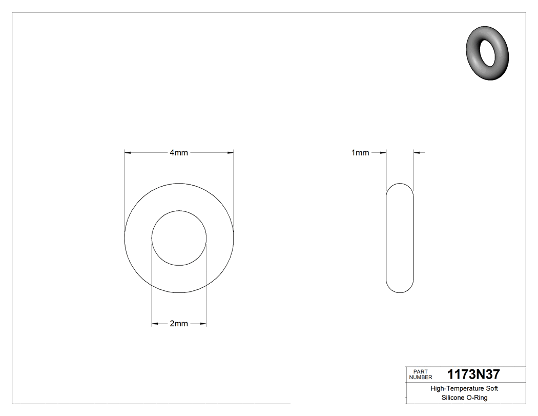 Technical drawing - 1173N37